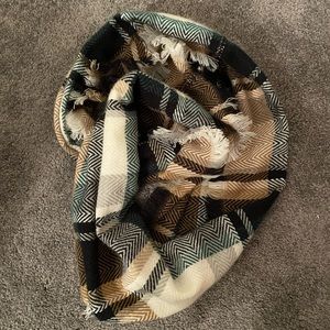 Brown blended Infinity scarf
